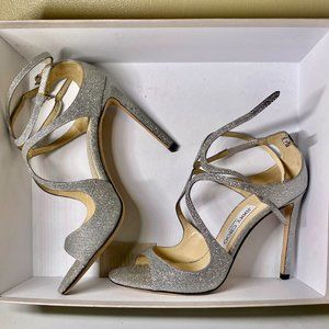 JIMMY CHOO glitter heels